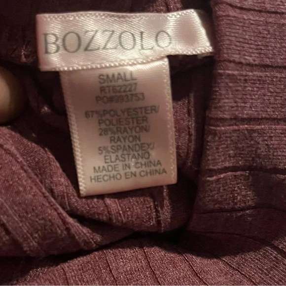 Ribbed muted maroon crop top - Picture 2 of 2